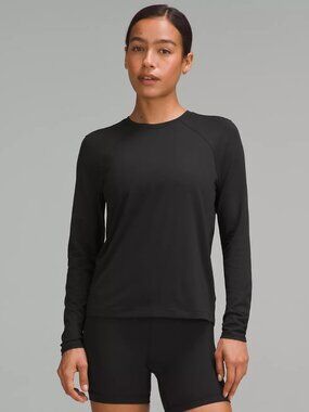 6 Lululemon Tops Black, Size 12 (2 Long-Sleeved, 2 Short-Sleeved, 2 Tanks)